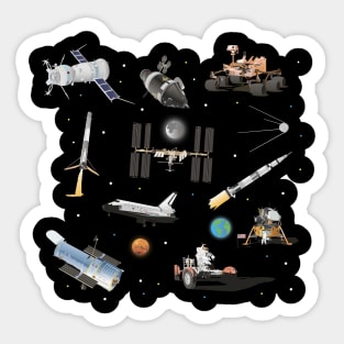 Space Exploration Sticker